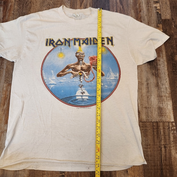Rare Vintage 1988 Iron Maiden T-Shirt Seventh Son of a Seventh Son - Picture 10 of 10